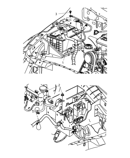 2009 Chrysler Aspen Battery Wiring Diagram 1