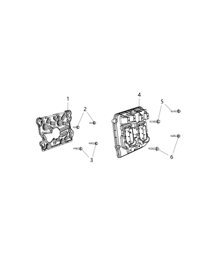 2018 Ram 2500 Module, Powertrain Control Diagram 2