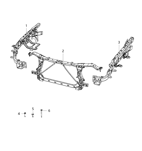 2020 Jeep Gladiator Bolt-Hex Head Diagram for 6512963AA