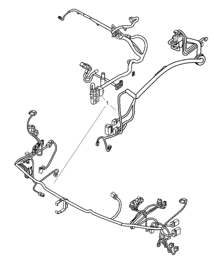 2005 Dodge Magnum Wiring-HEADLAMP And Dash Diagram for 5087148AD