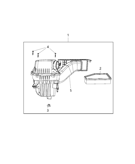 2020 Chrysler Pacifica Air Cleaner Diagram 1