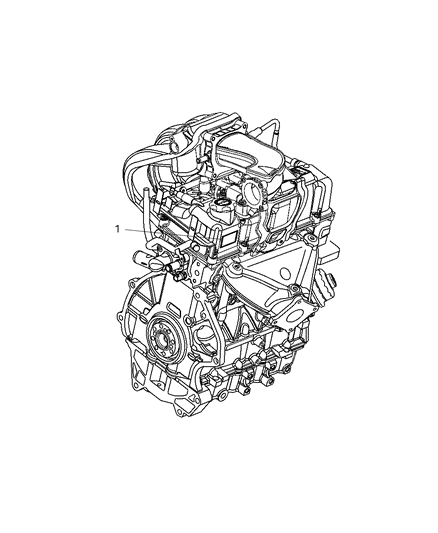 2006 Chrysler PT Cruiser I.D. Location Diagram 1