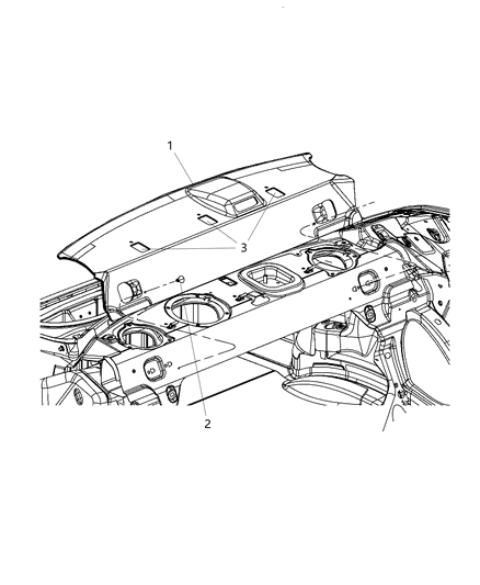 2011 Dodge Challenger Panel-Rear Shelf Diagram for 1FQ55XDVAD