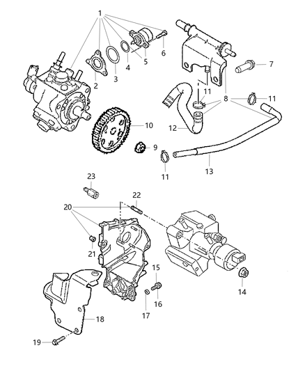 2011 Dodge Journey Fuel Injection Pump Diagram