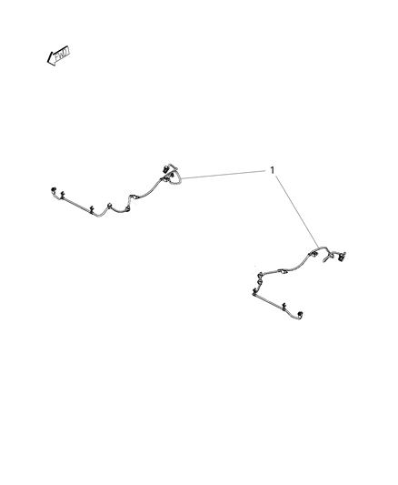 2018 Jeep Cherokee Wiring-Seat Air Bag Diagram for 68275613AA