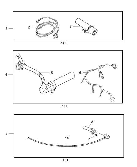 2009 Dodge Journey Cord-Engine Block Heater Diagram for 4868424AC