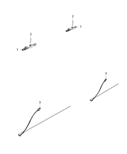 2017 Ram 1500 LEDPOCKET-Map Pocket Diagram for 68324055AA