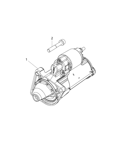 2020 Jeep Renegade Starter Diagram 1