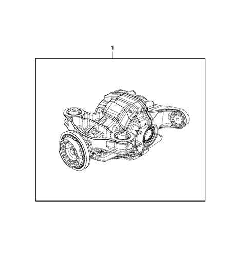 2018 Dodge Charger Axle Assembly Diagram 2