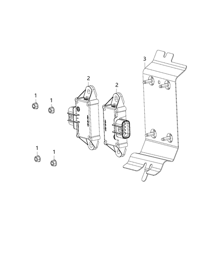 2021 Dodge Durango Modules, Body Diagram 6