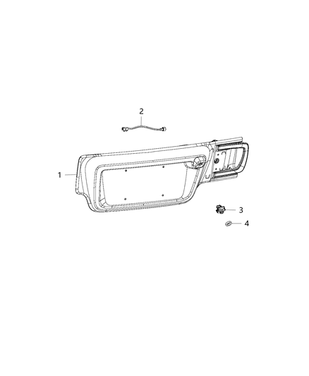 2018 Ram ProMaster City Rear View Camera Diagram