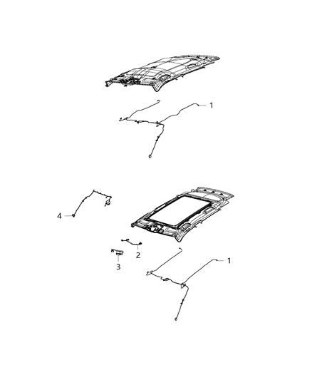 2020 Jeep Compass Wiring - Overhead Diagram