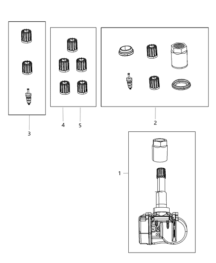 2012 Dodge Avenger Tire Monitoring System Diagram