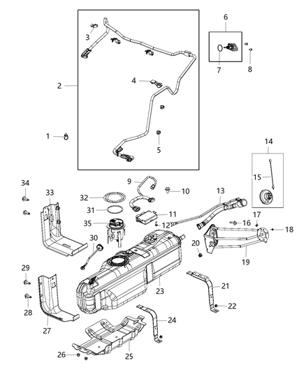 2018 Ram 4500 Diesel Exhaust Fluid System Diagram