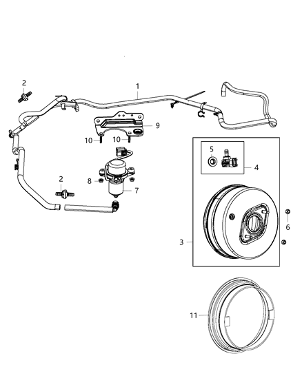 2019 Jeep Grand Cherokee Pump-Air Diagram for 4581954AB