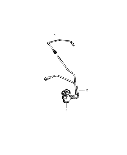 2010 Dodge Caliber Emission Control Vacuum Harness Diagram 1