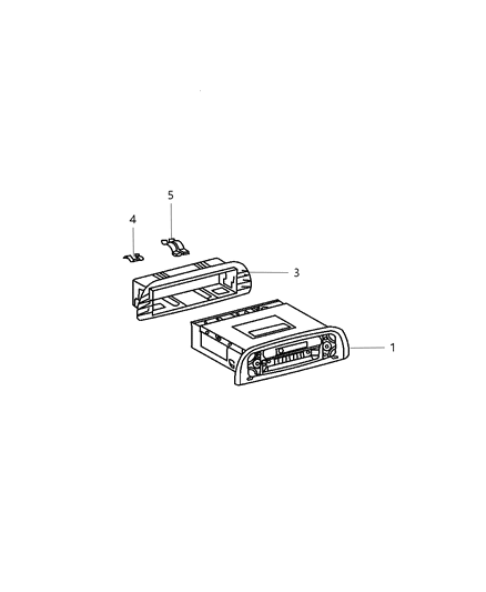 2002 Dodge Sprinter 3500 Radio Diagram for 5103831AA