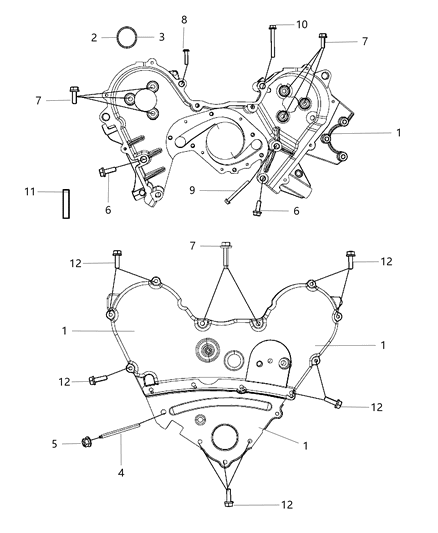 2009 Dodge Challenger Timing System Diagram 1