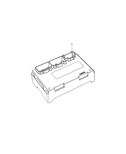 2019 Jeep Wrangler Module, Transfer Case Control Diagram