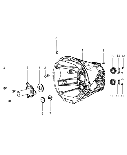 2012 Jeep Liberty Trans Diagram for 5098879AB