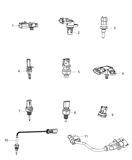 2021 Ram 1500 Sensors, Engine Diagram 3