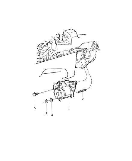 2007 Dodge Ram 1500 Starter Diagram 1