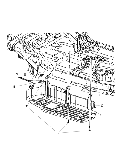 2006 Jeep Grand Cherokee Tube-Control Valve To CANISTER Diagram for 5174671AA