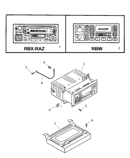 2000 Dodge Avenger Radios Diagram