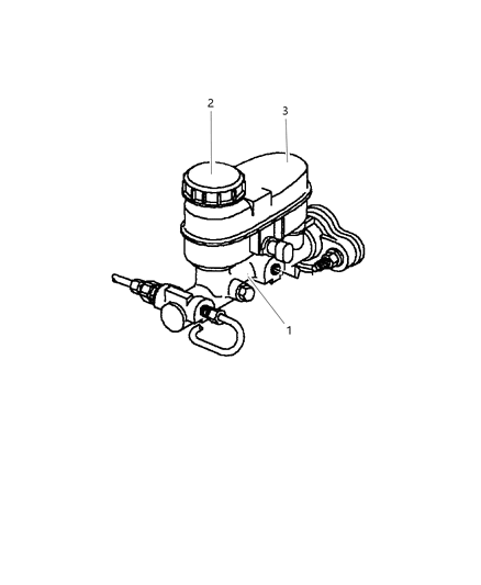 1999 Chrysler Cirrus Master Cylinder Diagram