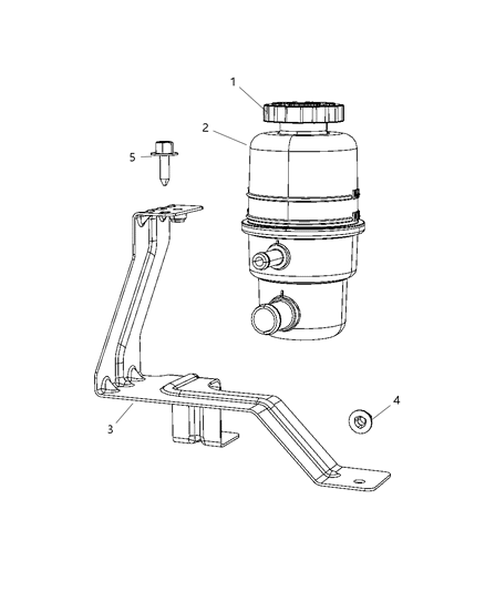 2010 Jeep Liberty Power Steering Reservoir Diagram