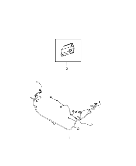 2017 Dodge Grand Caravan Wiring-HEADLAMP Diagram for 68210612AB