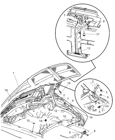 2006 Dodge Ram 3500 Hood Diagram