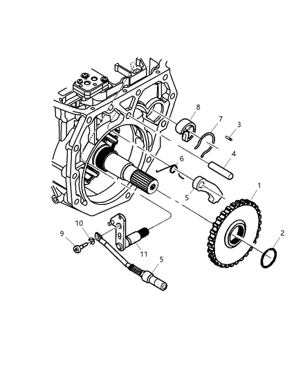 2007 Dodge Ram 1500 Parking Sprag Diagram 2