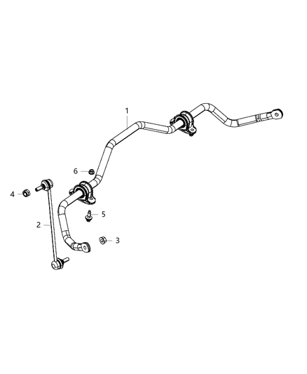 2015 Dodge Dart Front Stabilizer Bar Diagram