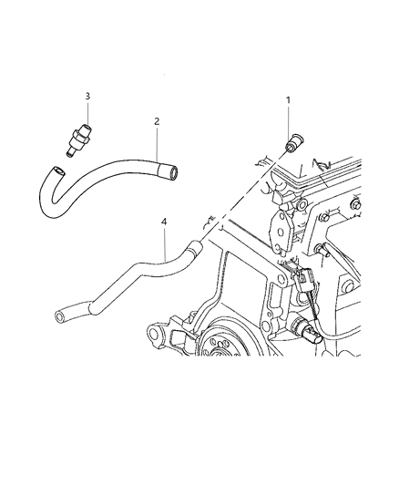 2010 Chrysler PT Cruiser Crankcase Ventilation Diagram