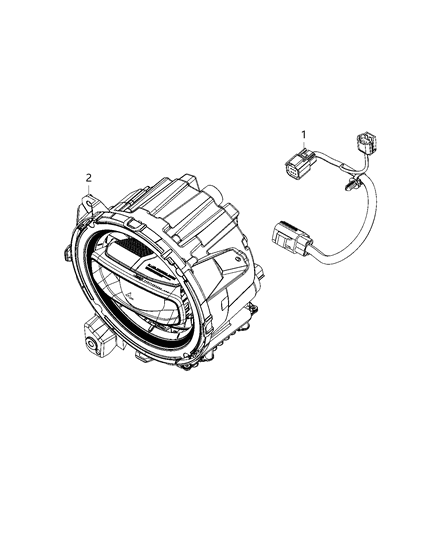 2021 Jeep Gladiator Wiring - Front End Diagram 3