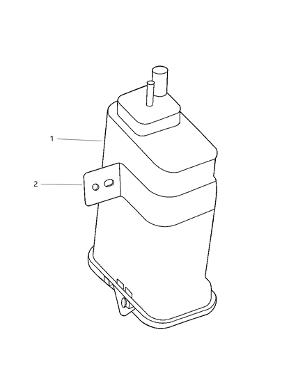 2001 Dodge Viper Vacuum Canister Diagram