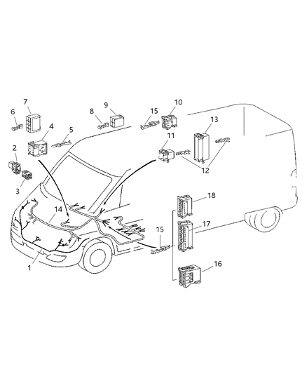 2006 Dodge Sprinter 3500 Wiring - Headlamp & Dash Diagram