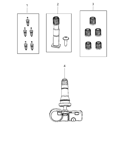 2016 Jeep Wrangler Tire Monitoring System Diagram