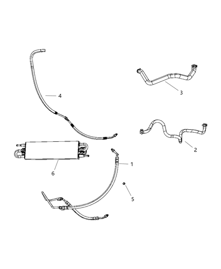 2009 Dodge Challenger Power Steering Hose Diagram