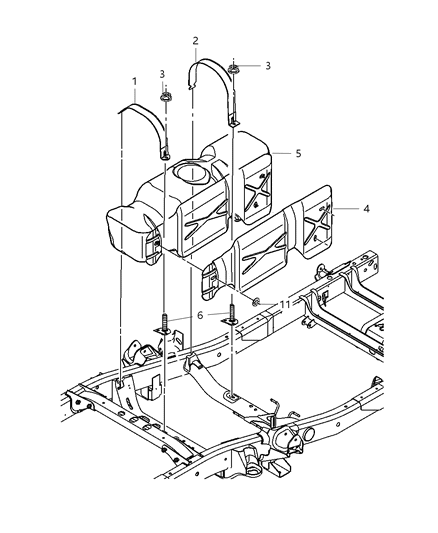 2009 Dodge Ram 2500 Fuel Tank Diagram