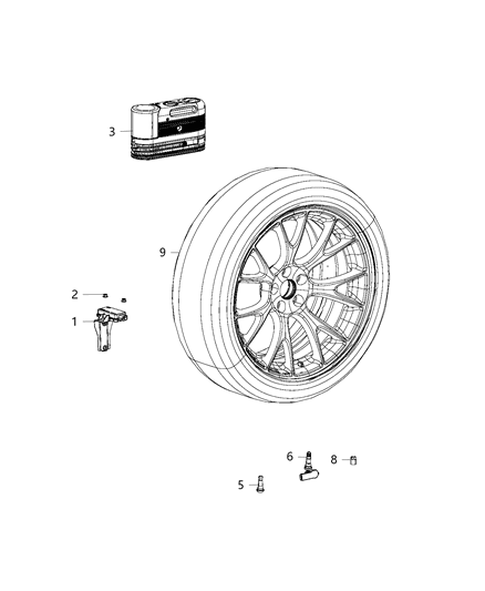 2020 Dodge Challenger Sensors - Suspension & Steering Diagram 3