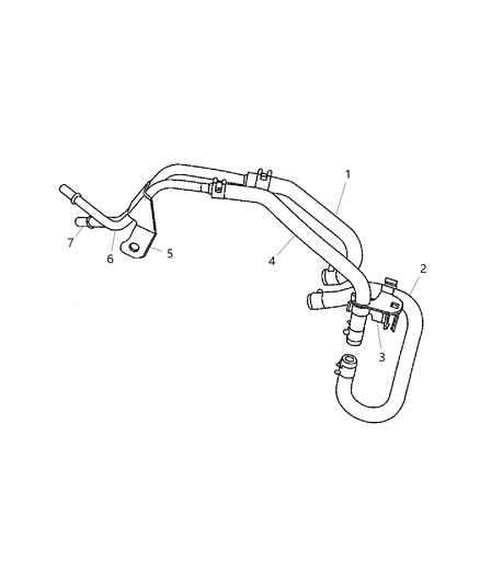 2009 Jeep Compass Fuel Lines & Related Diagram 2