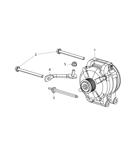 2016 Dodge Durango Generator/Alternator Diagram 2