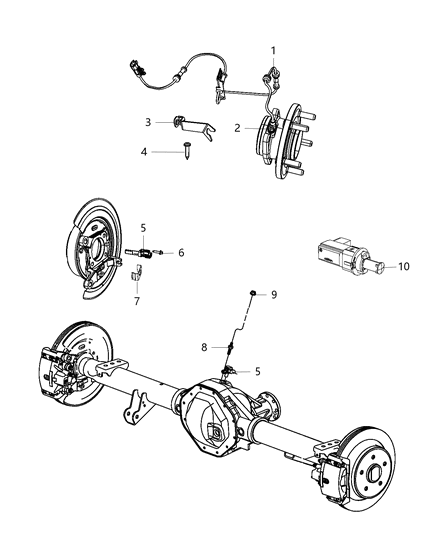 2017 Ram 4500 Sensors - Brake Diagram