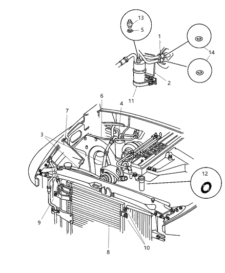 1997 Dodge Ram 3500 Plumbing - A/C Diagram 2