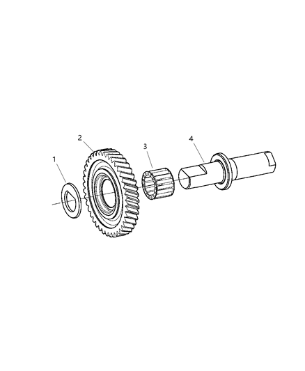 2005 Dodge Neon Reverse Idler Shaft Diagram