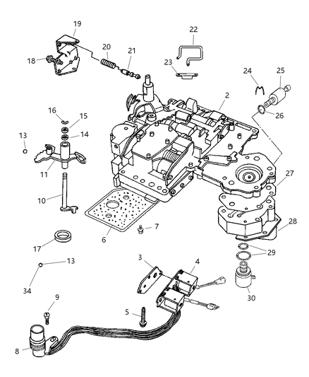 2005 Dodge Ram 1500 Valve Body Diagram 1