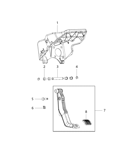 2017 Ram 5500 Clutch Pedal Diagram