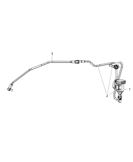 2010 Dodge Avenger Emission Control Vacuum Harness Diagram 1